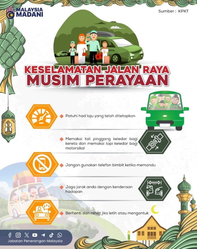keselamatan jalan raya musim perayaan